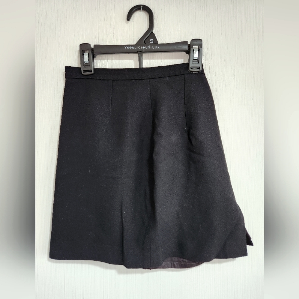Bebe midrise slit skirt with slip